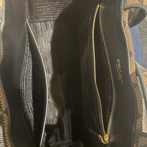 Prada large tote. Authentic.  Comes with registration and receipt.   Never used. - Picture 4 of 8